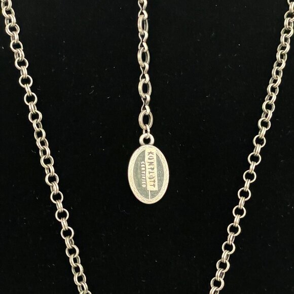 KONPLOTT statement necklace with black Swarovski crystals - Picture 4 of 4